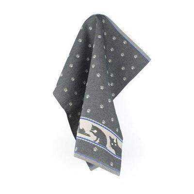 Bunzlau Castle Bunzlau Castle Cats theedoek 65x65 Black