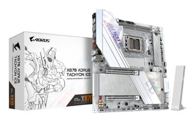 Gigabyte X870 AORUS TACHYON ICE Moederbord Socket AMD AM5 Vormfactor ATX Moederbord chipset AMD® X870 Gigabyte X870 AORUS TACHYON ICE Moederbord Socket AMD AM5 Vormfactor ATX Moederbord chipset AMD® X870