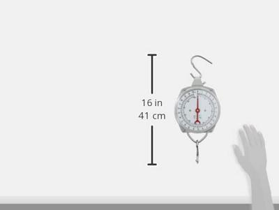 Weegklok, 25kg, schaalverdeling 100gr.