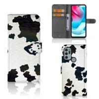 Motorola Moto G60s | Telefoonhoesje | Met pasjeshouder | Koeienvlekken - thumbnail