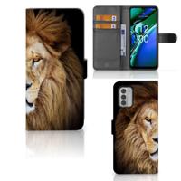 Nokia G42 | Telefoonhoesje | Met pasjeshouder | Leeuw - thumbnail