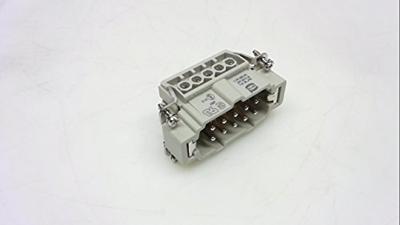 HARTING 09330102601 Pin-inzetstuk Han® E 10 + PE Schroeven 1 stuk(s) Piece