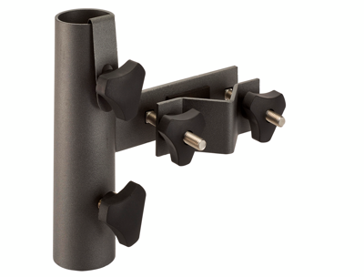 Balkonklem voor ronde railing antraciet