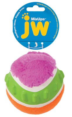 JW Mixups - Ribbed Ball L - 10 cm JW Mixups - Ribbed Ball L - 10 cm