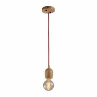 QUVIO Hanglamp hout - QUV5043L-WOOD - thumbnail