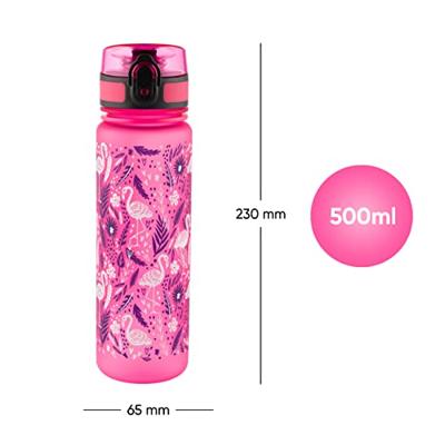 Baagl Flamingo Drinkfles 500ml Baagl Flamingo Drinkfles 500ml