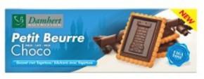 Damhert minder suikers Petit Beurre melkchocolade