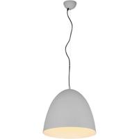 LED Hanglamp - Hangverlichting - Trion Lopez XL - E27 Fitting - 1-lichts - Rond - Mat Grijs - Aluminium - thumbnail