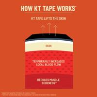 KT Tape Elastic Sports Tape Strips Beige - thumbnail