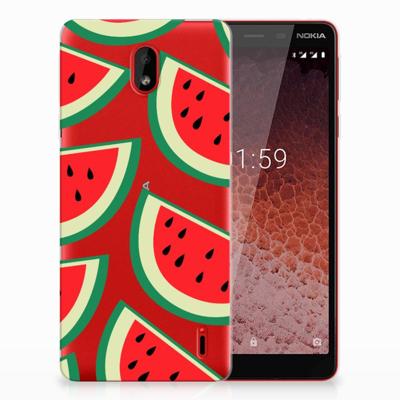 Nokia 1 Plus | Siliconen Case | Watermelons
