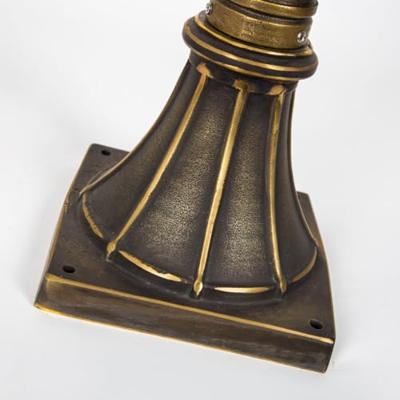 KS Verlichting bronzen sokkelampRijswijk M - 1498