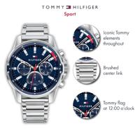 Tommy Hilfiger 1791788 Heren Horloge 45mm 3ATM - thumbnail