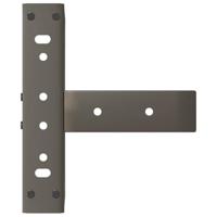 Salontafelpoten 2 st T-vormig 38x25x(42-43) cm staal naturel - thumbnail