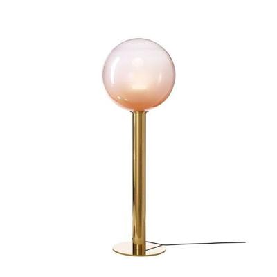 Bomma Phenomena Vloerlamp - Large Ball - Flamingo roze - goud