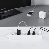 Hama Distribution Panel 6 Sockets Child-proof 1.4 M White - thumbnail