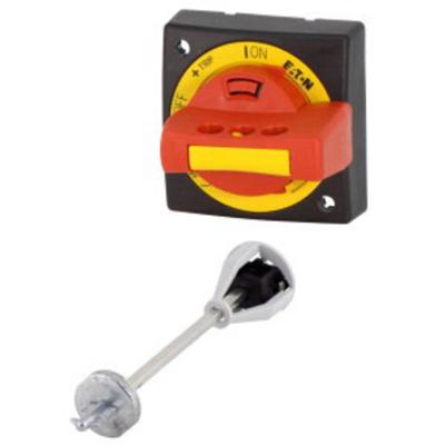 Eaton PKZ0-XRH 106133 Deurkoppeling hendel Uitschakelbaar (l x b x h) 64 x 64 x 54 mm Rood, Geel 1 stuk(s)