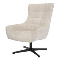 Livingfurn Draaifauteuil 'Naomi' kleur Toffee - thumbnail