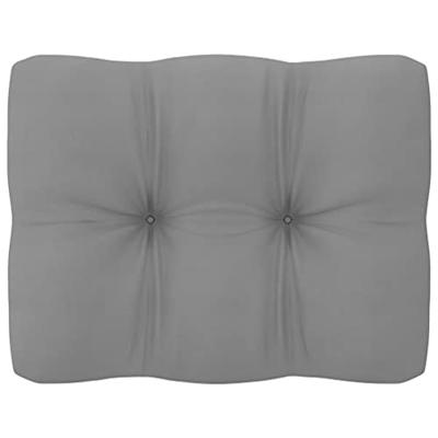 Tuinhoekbank met grijze kussens massief grenenhout