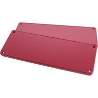 Hammond Electronics 1455UPLRED Frontframe ABS Rood (l x b x h) 196 x 71 x 11.60 mm 2 stuk(s) - thumbnail