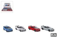 Kinsmart Ford Mustang dark horse gegoten pull back 4ass 12,5cm - thumbnail