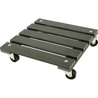 Siena Garden K79429 Transportroller Houtcomposiet (WPC) Laadvermogen (max.): 60 kg 30 cm x 30 cm Aantal rollers 4 - thumbnail