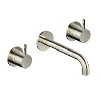 Hotbath Cobber inbouw Wastafelkraan Glanzend Nikkel CB005T-18 - thumbnail