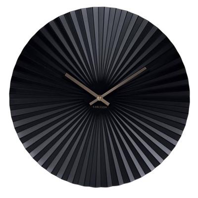 Karlsson WandklokSensu zwart - Ø 40cm - KA5657BK Karlsson WandklokSensu zwart - Ø 40cm - KA5657BK