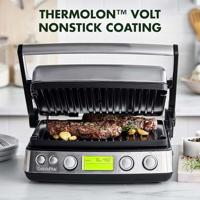 GreenPan Elite Contactgrill RVS/Zwart - thumbnail