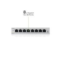 Zyxel GS1200-8V3 Managed L2 Gigabit Ethernet (10/100/1000) Desktop Grijs - thumbnail