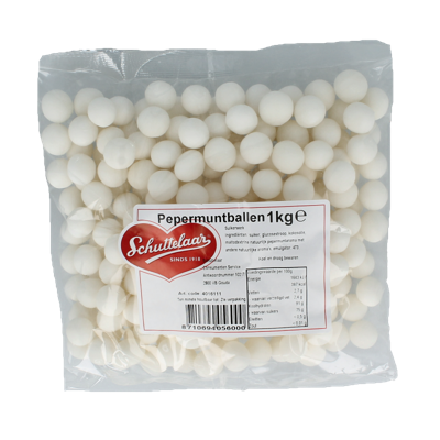 Schuttelaar Pepermuntballen 1 Kilogram Schuttelaar Pepermuntballen 1 Kilogram