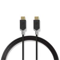 Nedis USB 3.2 Gen 2 10Gbps 100W USB Type-C 1m Antraciet - thumbnail