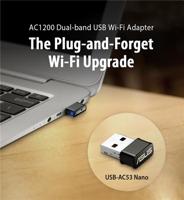 Asus USB-AC53 WiFi-stick USB-A 2.0 1.2 GBit/s - thumbnail