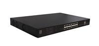 LevelOne FGP-2031 Netwerkschakelaar Unmanaged Fast Ethernet (10/100) Power Over Ethernet (PoE) 1U Zwart - thumbnail