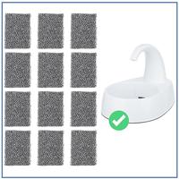 Trixie drinkfontein Curved Stream voor hond en kat (2,5 liter) Filter - thumbnail