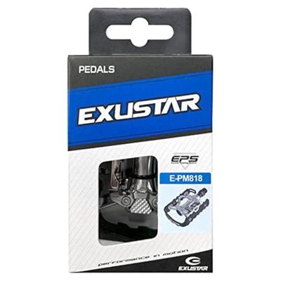 Exustar pedal mtb e-pm-818-03 black-silver duo-pedal