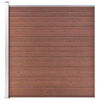 VidaXL Schutting 175x186 cm hkc bruin - thumbnail