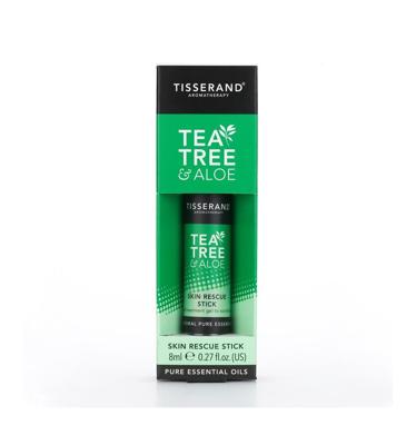 Tisserand Skin rescue stick tea tree aloe 8 Milliliter Tisserand Skin rescue stick tea tree aloe 8 Milliliter
