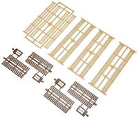 Auhagen 42 557 H0 Houten hek Kunststof model - thumbnail