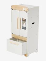 FSC® houten koelkast ecru - thumbnail