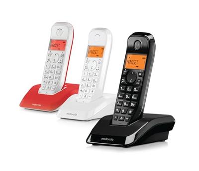 Draadloze telefoon Motorola S12 TRIO MIX (3 Pcs) Multicolour