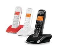 Draadloze telefoon Motorola S12 TRIO MIX (3 Pcs) Multicolour - thumbnail