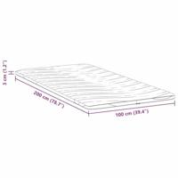 Matraspads Wit 100 x 200 cm Niet-plakkende polyester - thumbnail