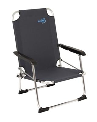 Bo-camp Strandstoel Copa Rio Beach Graphite Stoel Zwart