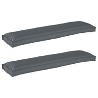 VidaXL Pallet kussen set 2 pcs antraciet 150 x 40 x 8 cm oxford stof - thumbnail