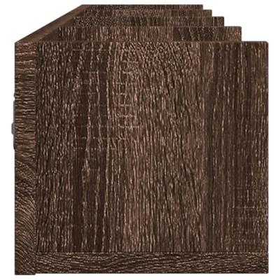 Wandkasten 2 st 99x18x16,5 cm bewerkt hout bruin eikenkleur Wandkasten 2 st 99x18x16,5 cm bewerkt hout bruin eikenkleur