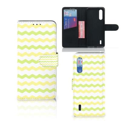 Xiaomi Mi 9 Lite | Telefoon Hoesje | Waves Yellow Xiaomi Mi 9 Lite | Telefoon Hoesje | Waves Yellow