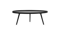Woood Mesa bijzettafel Ø100 cm Zwart - thumbnail