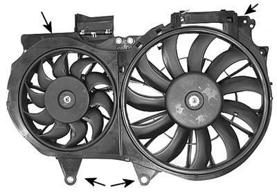 Kader + Dubbele Koelventilator 1.8 0325750