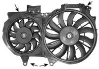 Kader + Dubbele Koelventilator 1.8 0325750 - thumbnail