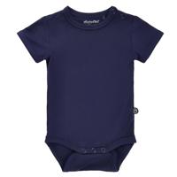 Minymo Romper Korte Mouw Bamboo Junior Viscose Blauw Maat 62 - thumbnail